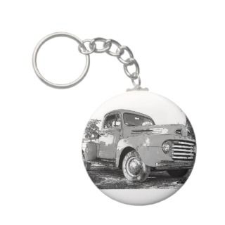 Vintage Ford Truck Key Chain