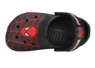 Neu Kids Crocs™ Spider man Black Shoes Size GR 23 30