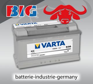 VARTA Silver Dynamic Autobatterie 100Ah H3 BMW 5er E34