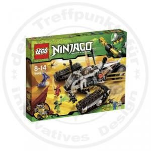 Lego Ninjago 9449 Ultraschall Raider Figuren Pythor Spitta Kai Cole
