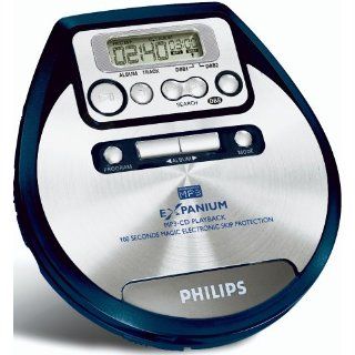 Philips eXpanium EXP 221  CD Player silber blau 