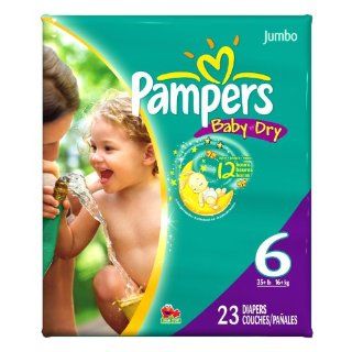 Pampers Baby Dry   Jumbo Pack Size 6 35 lbs and up (Einwegwindeln
