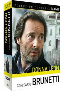 DONNA LEON COMISSARIO BRUNETTI 14 DVD BOX SET NUE OVP