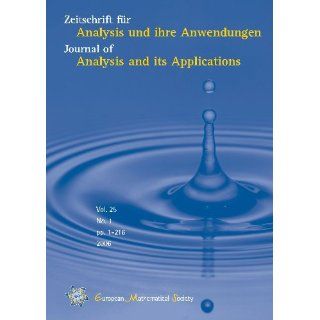 Zeitschrift für Analysis und ihre Anwendungen / Journal for Analysis