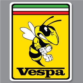 2X VESPA PIAGGIO FERRARI Bee Biene Hornet WASP Aufkleber Decal
