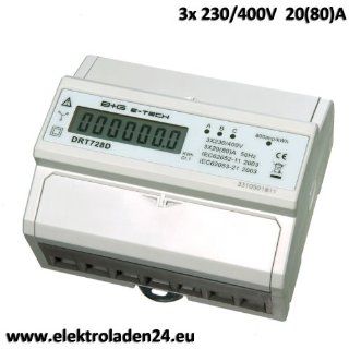 digitaler Stromzähler DRT728D Drehstromzähler Wattmeter für DIN