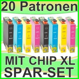 20x TINTE PATRONEN für EPSON Stylus SX420W SX425W SX435W SX440W