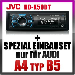 JVC KD R321  Radio+Kabelset für AUDI A4/B5 1999 2001
