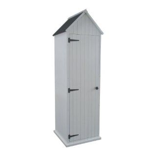 Leco 33500100 Gartenschrank, weiß Garten