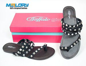 BUFFALO 309 5274 Nubuck PU* black Gr.41 * NEW * SANDALEN * SCHUHE