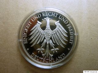 Medaille   BRD   1990   Deutschland einig Vaterland   In Kapsel