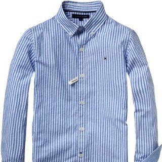 Tommy Hilfiger Jungen Hemd Pocket Stripe Shirt L/S / E557111773
