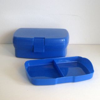 Brotdose Brotzeitdose Brot Box Lunch Box mit Einsatz blau