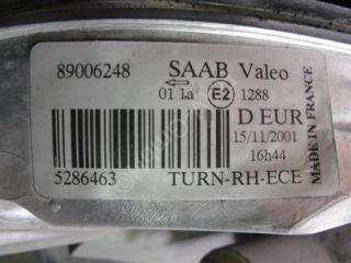 Saab 9 5 Blinkleuchte Blinker Leuchte turn light VR Valeo 5286463