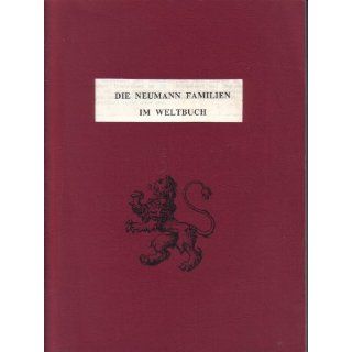 Die Neumann Familien im Weltbuch (Zertifikat der Registrierung