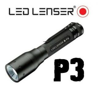 LED LENSER P3 P 3 Zweibrüder Taschenlampe + Batterien