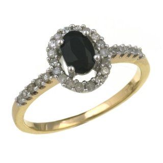 Damen Ring 9 Karat (375) Gelbgold Gr. 47 (15.0) Diamanten PR3027RU I