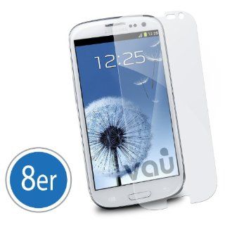 vau Screengards   Displayschutzfolie für Samsung Galaxy S3 (8er SET