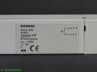 Siemens EIB KNX Einbau Binärausgang, 5WG1 562 4AB01