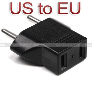 US AU to EU Reise Travel AC Power Plug Adapter Umsetzer Converter