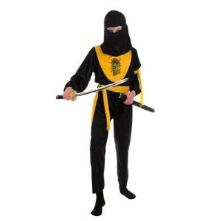 Ninja gelb 7 9 Jahre Faschingskostüme für Kinder 
