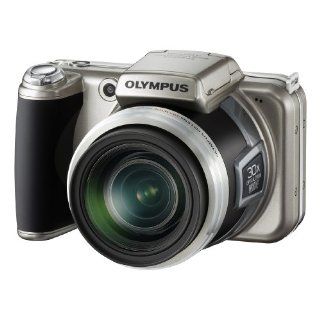 Olympus SP 800UZ Digitalkamera 3 Zoll Titanium Silver 