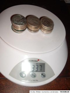 DM Konvolut Silber 30 Stück  150 DM Gewicht 337Gramm