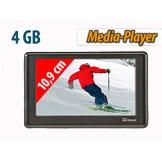 auvisio Portabler 10,9cm/4,3 Touchscreen Mediaplayer 