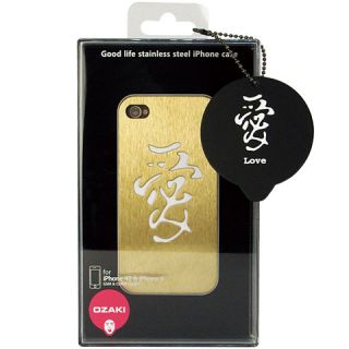 OZAKI iCoat Good Life iPhone 4S Case Gold Love