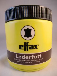Effax Leder Fett Lederpflege Lederfett schwarz 500 ml