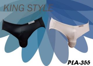 Black / White Lycra brief underwear space for penis Up PLA 355