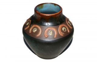 Einer sehr schöne Keramik Vase von Hans Welling. Das Dekor ist ein