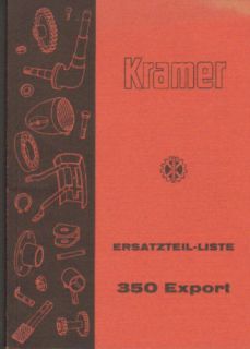 KRAMER KL 350 Export Buch (ER)