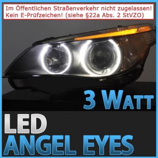 LED Angel Eye Eyes Standlicht für BMW 5er E39 M5 E39 E60 M5 E60 E61 on  PopScreen