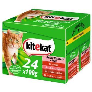 Kitekat MP24 Bunte Vierfalt in Soße 2x(24x100g)   Katzenfuttervon