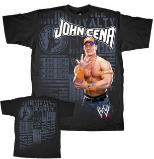 JOHN CENA Dedicated WWE Authentic T shirt New