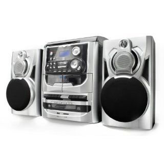 Dual MP 301 Mini Stereo System (100W, 3 fach CD Wechsler, Doppel