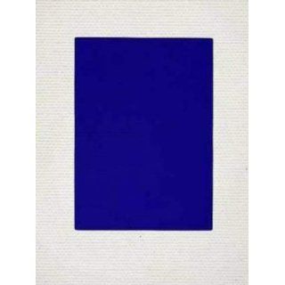 Leinwandbild auf Keilrahmen Yves Klein, Monochrom blau, ohne Titel