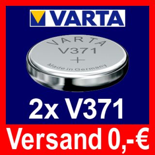 2x V371 Uhren Batterie Knopfzelle SR69 SR920 VARTA°