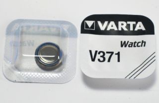 10 Varta Watch V 371 Primär Silber Uhrenbatterie Blister SR920 SW