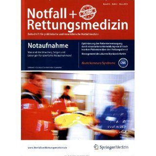 Notfall + Rettungsmedizin [Jahresabo] Zeitschriften