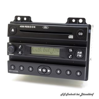 Ford Autoradio Radio CD EON 4500 RDS Fiesta 6 Fusion Player Spieler CD