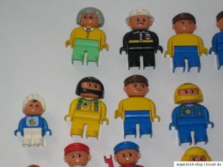 LEGO DUPLO 30 FIGUREN MÄNNCHEN ZOO HAUS BAUERNHOF EISENBAHN FAMILIE