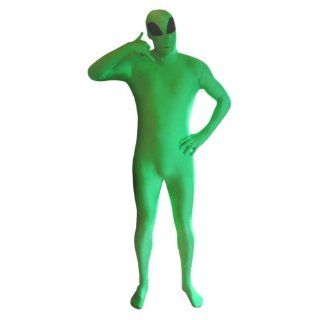 Alienkostüm Kostüm Alien für Herren Ganzkörperanzug Anzug