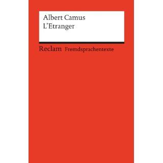 Etranger (Fremdsprachentexte) B Sahner, Albert Camus