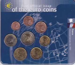 Kursmünzensatz   Frankreich 2002   (51)