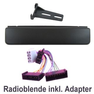 Ford Radioblende inkl. ISO Adapter Kabel Stecker #1 393