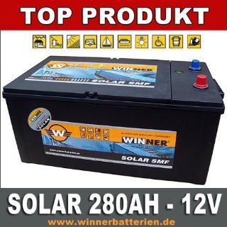 Solarbatterie 280Ah (100h) 230AH (20h) SHD Wohnmobil Solar Versorgungs