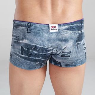 XUBA Brand New Imitation Jean Boxer brief Mens Sexy Briefs Underwear