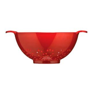 Premier Housewares Küchensieb aus Melamin, mit Griffen, rot 